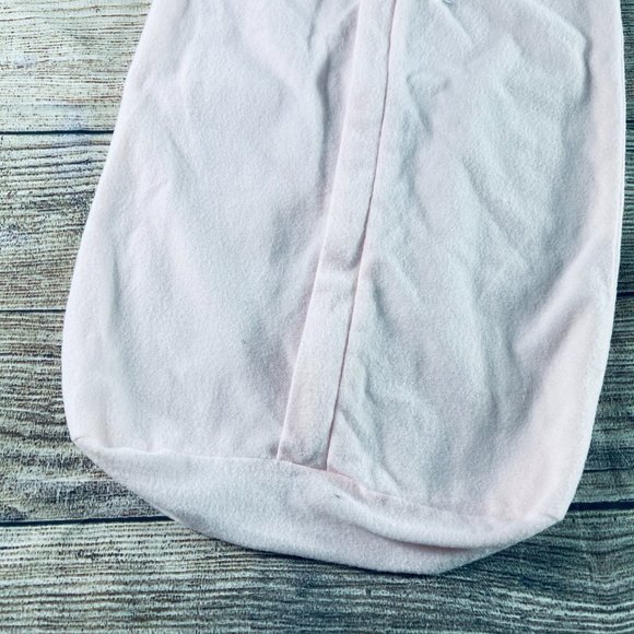 Vintage Baby Bliss Pink Flannel Sack & Bow - Picture 6 of 9